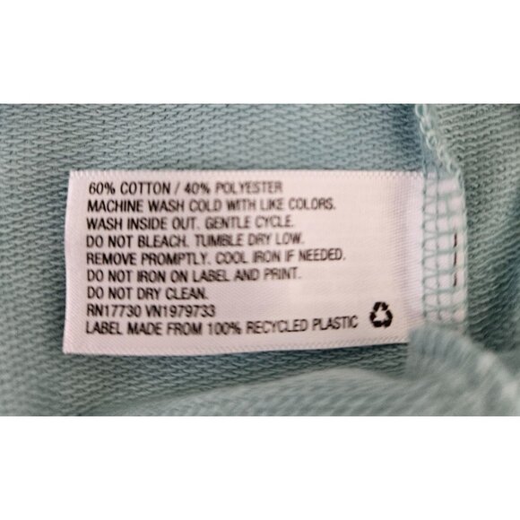 Unisex Latino Heritage Month "Hola" Mint Green Crewneck Sweatshirt Size Large - Picture 8 of 8